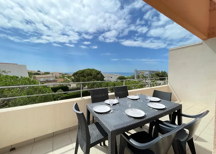 Bel T4 A Avec Terrasse, Climatisation Et Parking Prive - Fr-1-338-571 Sète